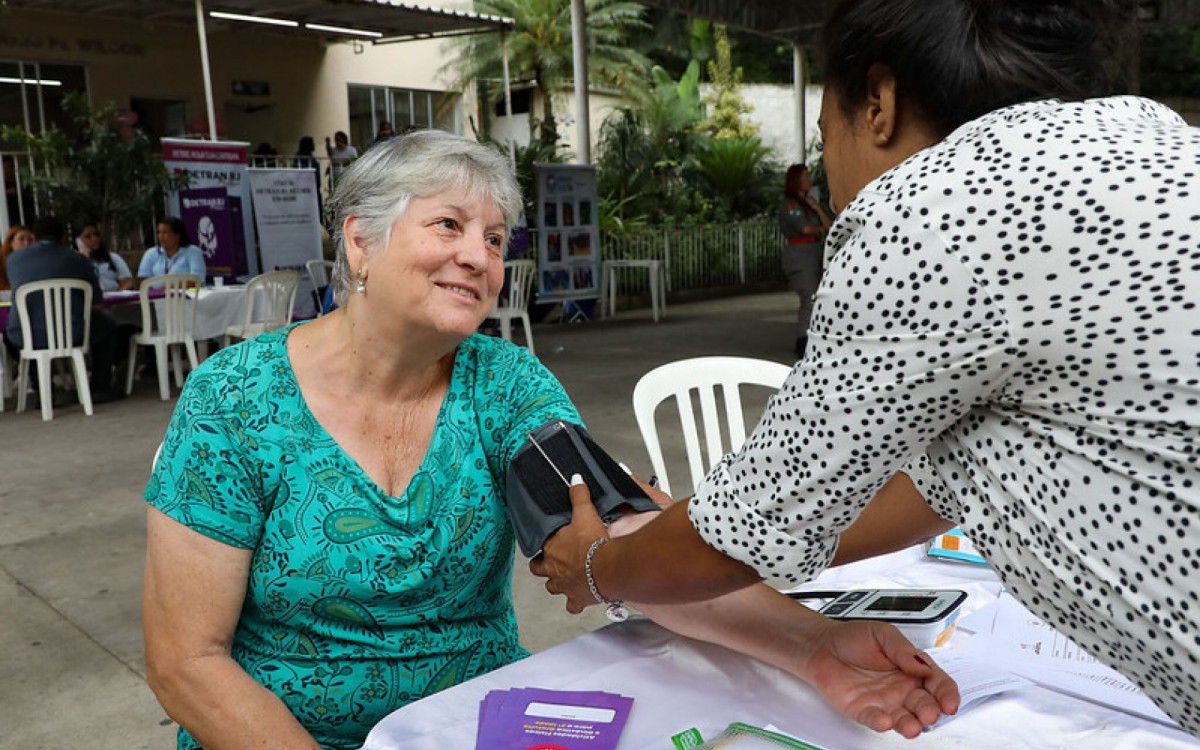O mutirão contou com serviços e orientações voltados para mulheres - Ernesto Carriço/Governo do Estado