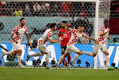 Veja fotos da disputa de terceiro lugar da Copa entre Croácia e Marrocos