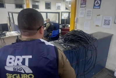 BRT Seguro prende homem por furto de cerca de 100 metros de fios de cobre