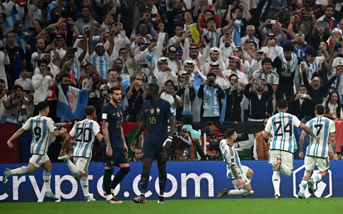 Argentina e Fran&ccedil;a fizeram a grande final da Copa do Mundo