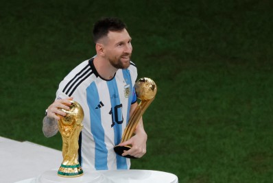 Após brilhar no tri da Argentina, Lionel Messi é eleito o craque da Copa do Mundo