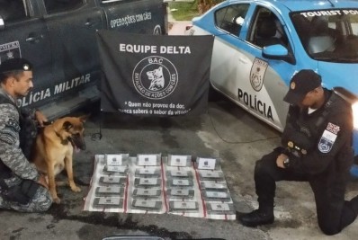 Adolescente é detido com 20 tabletes de pasta base de cocaína na Rodoviária Novo Rio