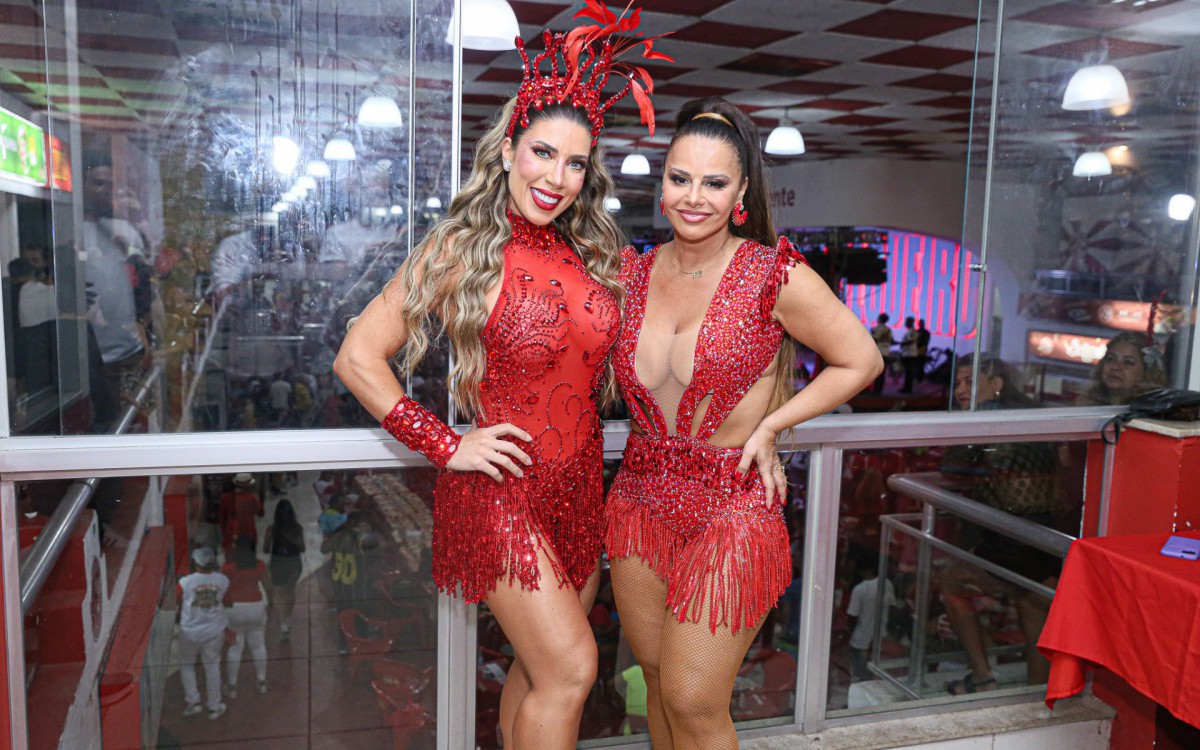 Tati Minerato e Viviane Ara&uacute;jo
