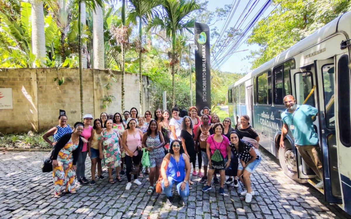 S&iacute;tio Roberto Burle Marx recebe mulheres mesquitenses