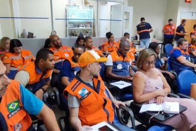 Defesa Civil de Mesquita participa de Simulado de Operações em Chuvas de Verão