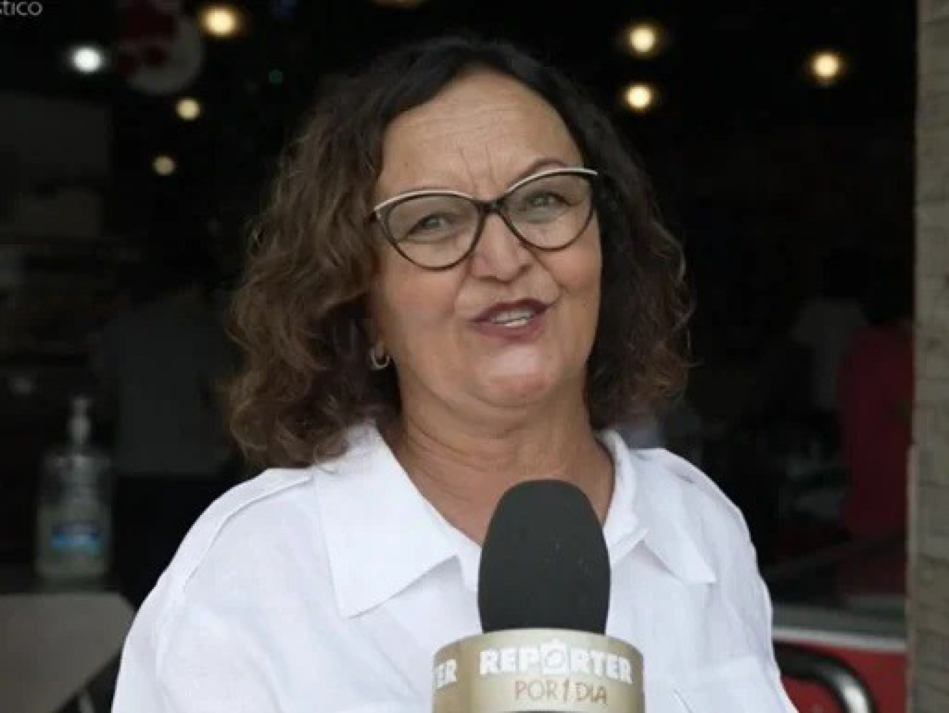 Sucesso no TikTok, dona Eleni vira 'Repórter Por Um Dia do Fantástico' - Reprodução