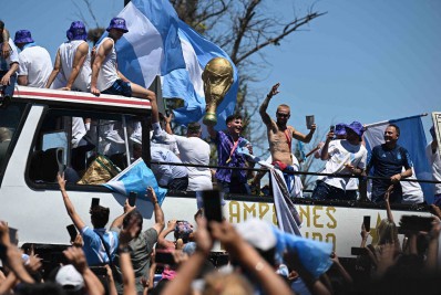 Veja fotos da festa em Buenos Aires para receber a seleção argentina após título na Copa do Mundo