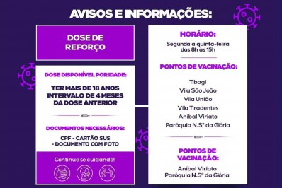 Prefeitura de Meriti disponibiliza calendário de vacinação contra a covid-19 desta semana