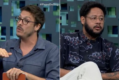 Fábio Porchat e Emicida anunciam saída do 'Papo de Segunda'