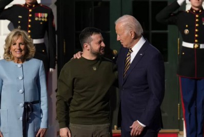 Em encontro histórico, Biden e Zelensky reforçam união entre países e apoio militar