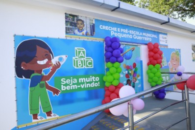 Caxias inaugura creche e pré-escola municipal Pequeno Guerreiro