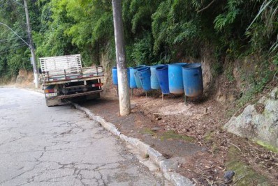 São José inicia realocação de tambores coletores de resíduos