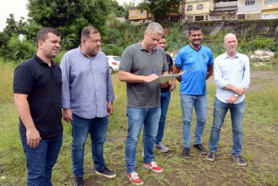 Drable assina Ordem de Serviço para obra de ginásio poliesportivo