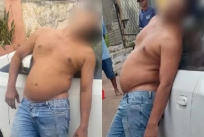 Homem é encontrado morto em pé