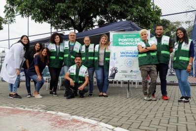 Pets foram vacinados na campanha de vacinação antirrábica em Meriti