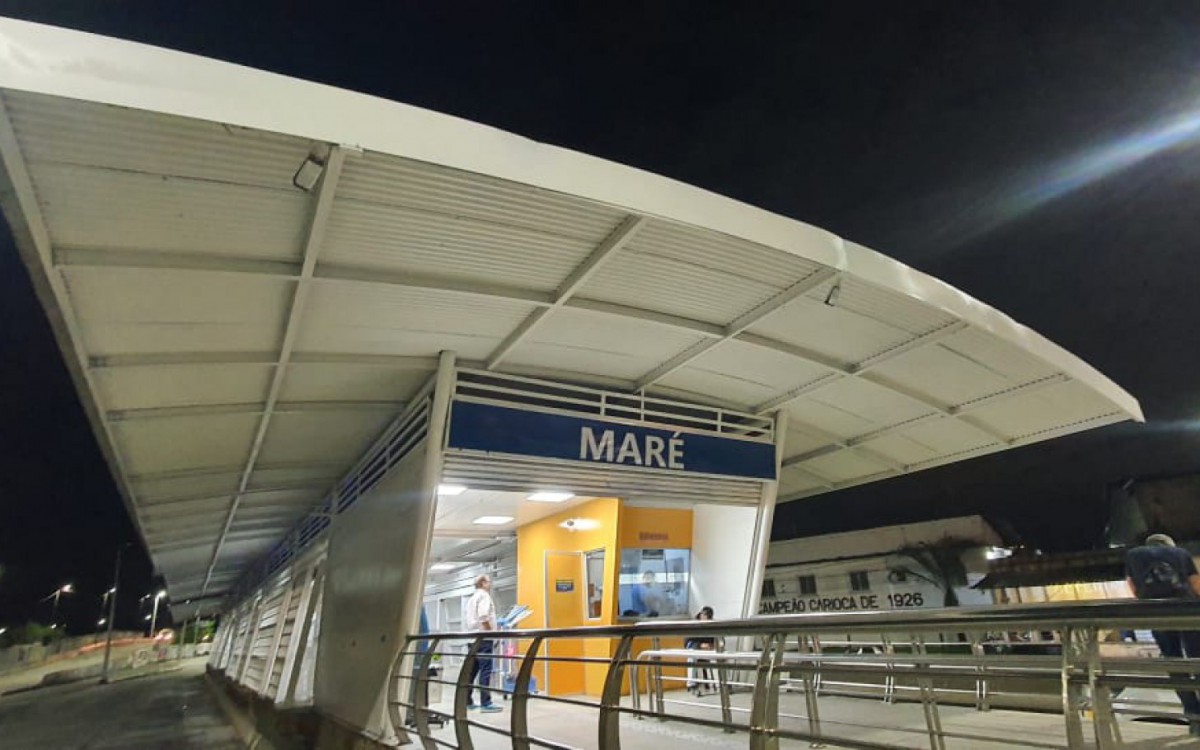 Estação de BRT da Maré foi a 98ª reformada pela Prefeitura do Rio - Divulgação