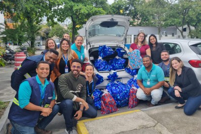 Colaboradores da Águas do Rio se unem e transformam o Natal de crianças e idosos