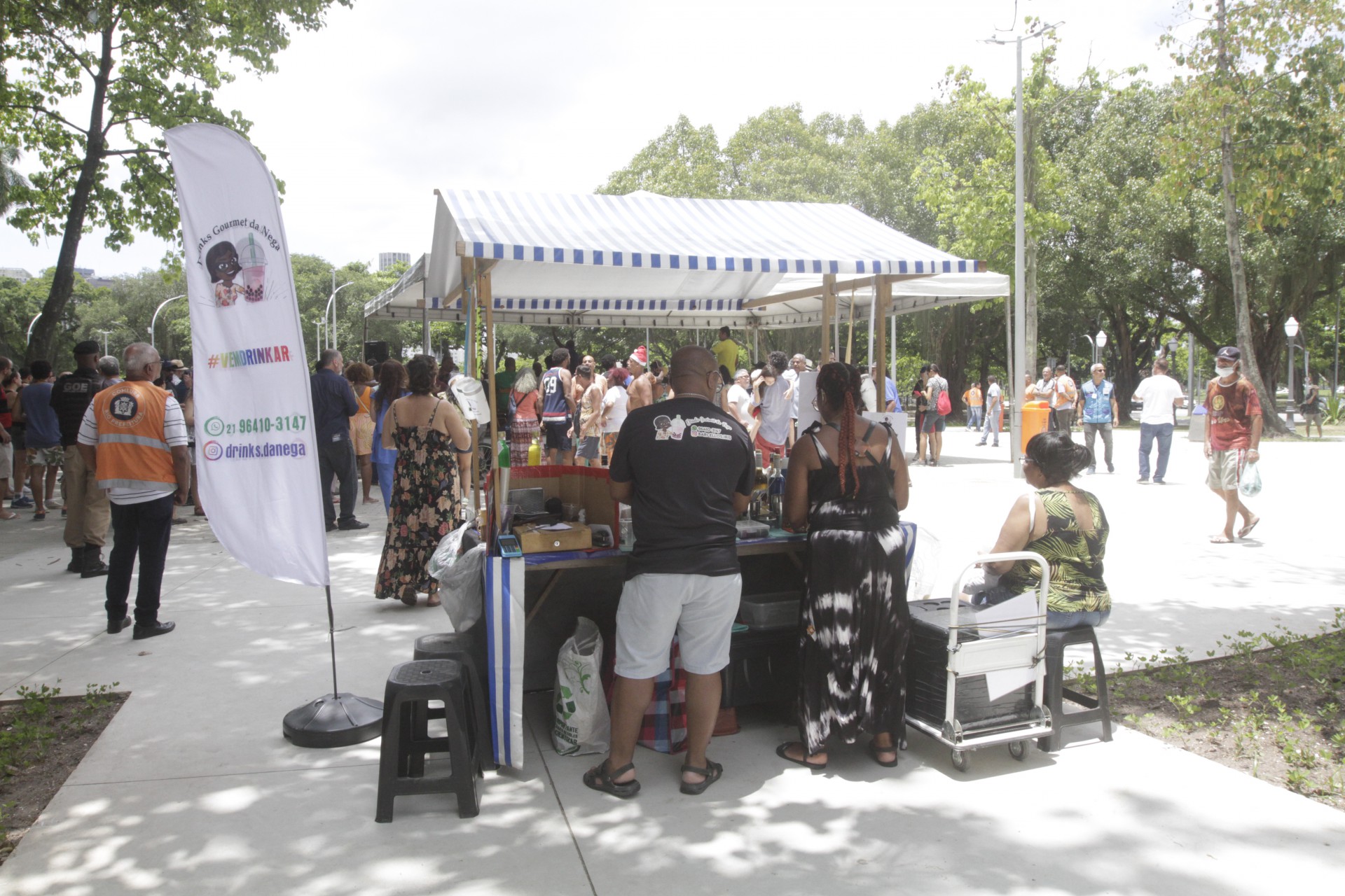 Evento reuniu moradores, sambistas e comerciantes do bairro - Marcos Porto/Agencia O Dia