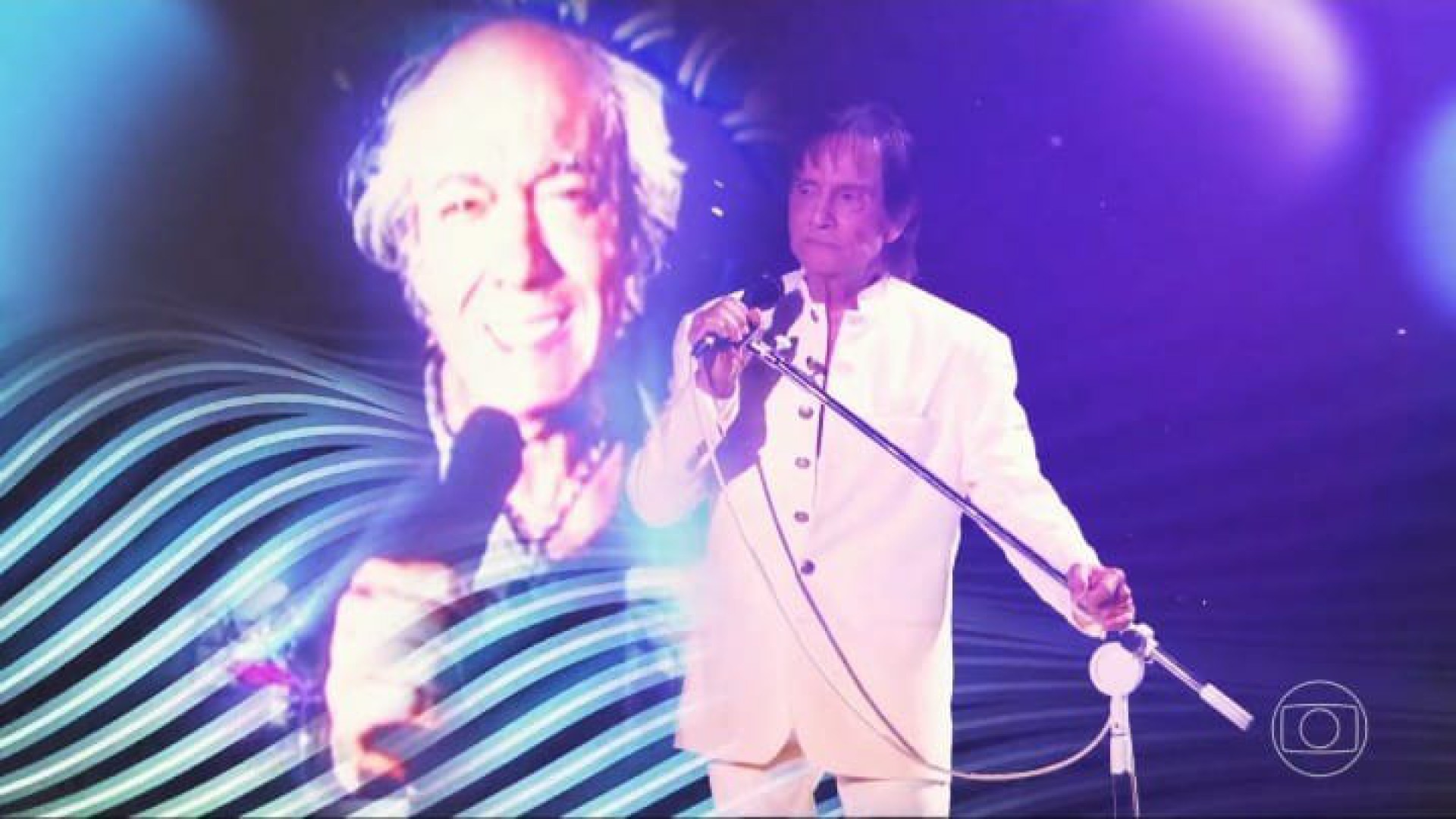 Erasmo Carlos foi homenageado durante especial de fim de ano de Roberto Carlos - Reprodução/TV Globo