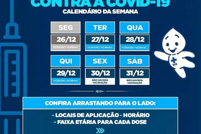 Saúde de Meriti alerta para vacinação contra a covid-19 neste fim de ano