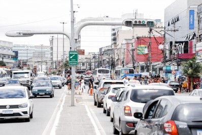 Avenida 22 de Maio ganha novo retorno para veículos no Centro de Itaboraí