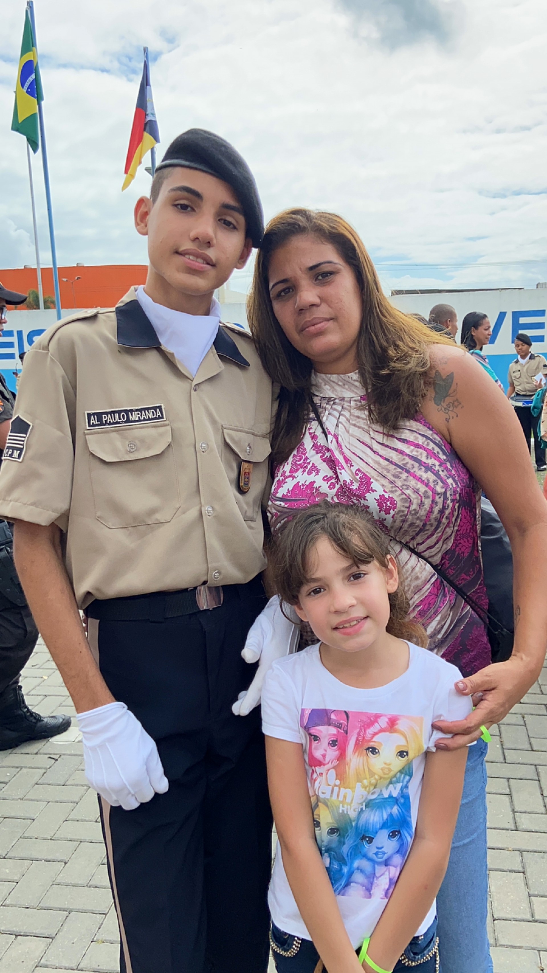 Cerim&ocirc;nia de formatura do III Col&eacute;gio da PM de Duque de Caxias