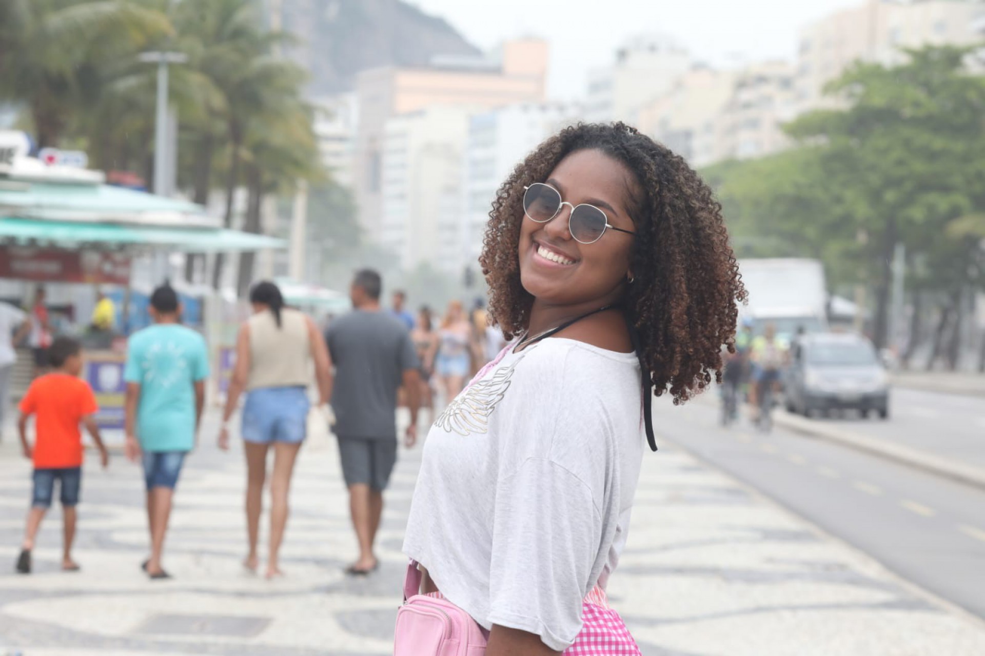 Evelyn Silva contou que veio para o Rio passar o fim de ano - Pedro Ivo/ Agência O Dia