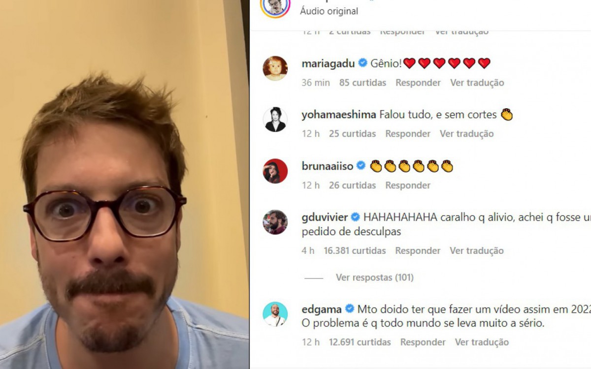 Famosos apoiam Fabio Porchat após polêmica com Gkay - Reprodução do Instagram