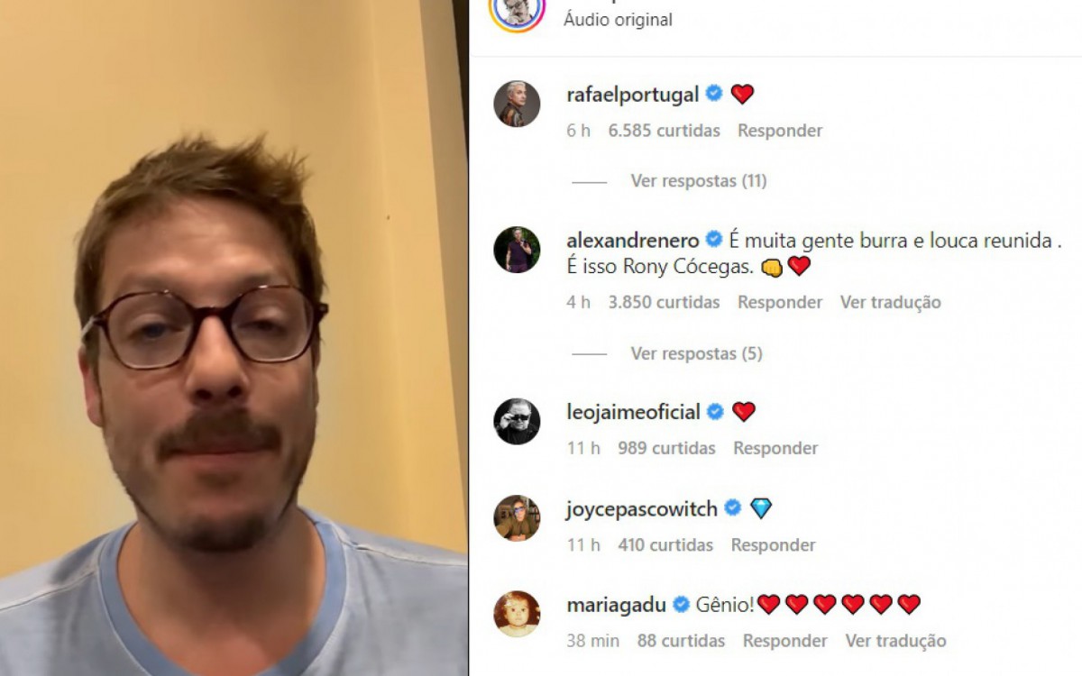 Famosos apoiam Fabio Porchat após polêmica com Gkay - Reprodução do Instagram