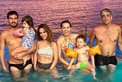 Letícia Colin e Tata Werneck curtem viagem em família: 'Obrigada, vida'