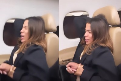 Anitta enfrenta turbulência em voo e vive momentos de tensão; veja o vídeo