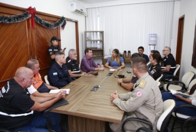 Secretaria de Segurança sanjoanense define ação integrada para período de verão em todo município