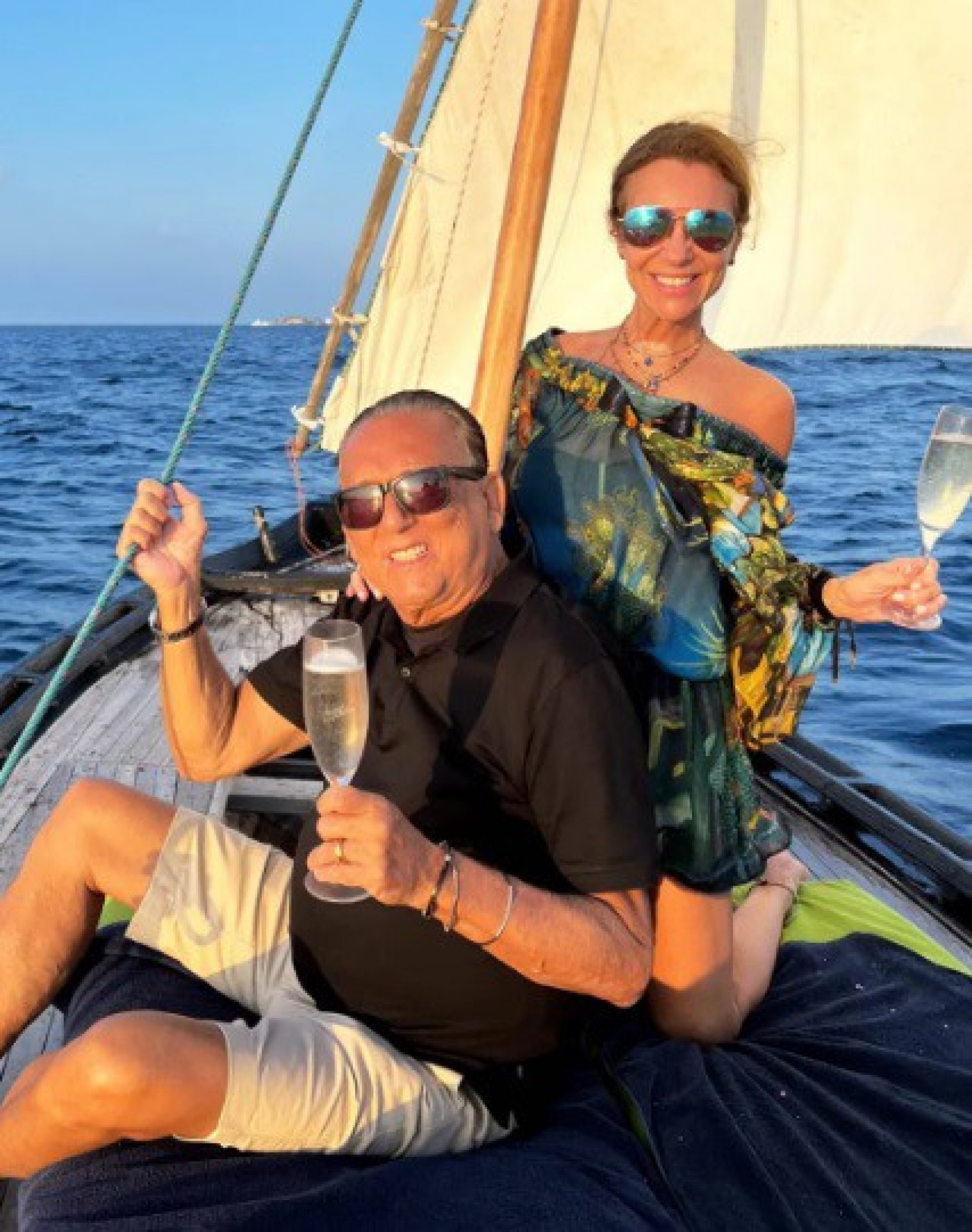 Galvão Bueno e Desirée Soares - Reprodução do Instagram