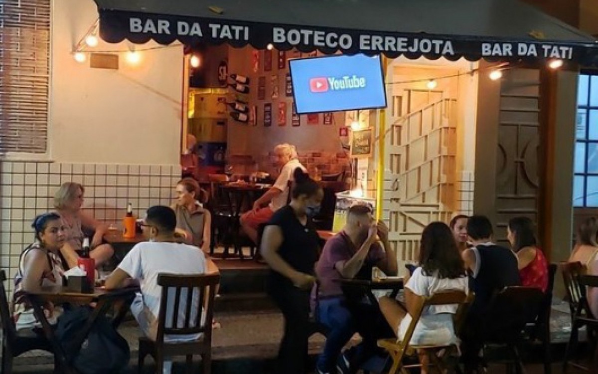 Bar da Tati, tamb&eacute;m conhecido como Boteco Errejota, em Copacabana, na Zona Sul do Rio