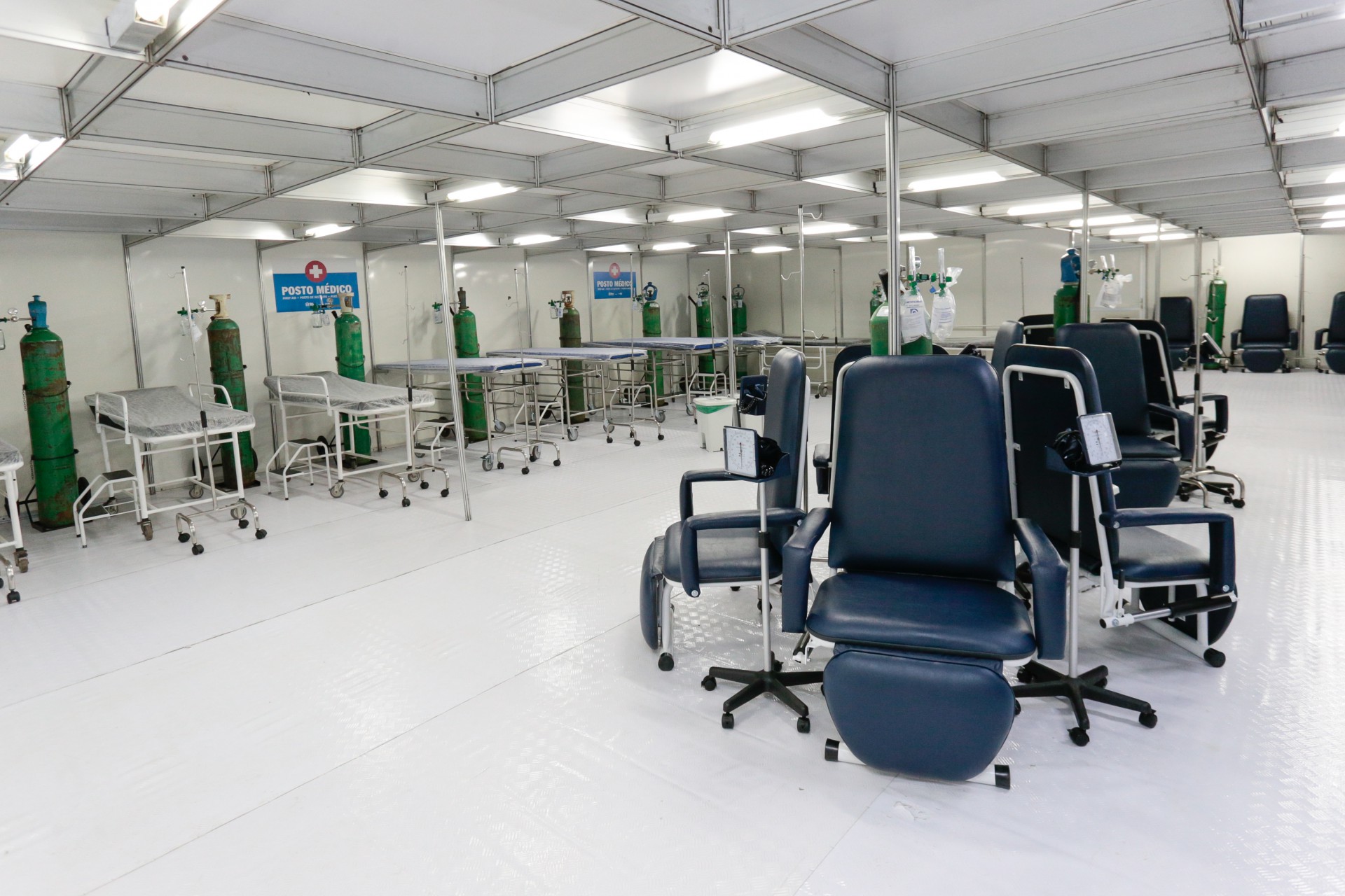 Secretaria Municipal de Saúde do Rio montou uma estrutura com quatro postos médicos equipados e preparados para o atendimento a casos de urgência e emergência - Divulgação