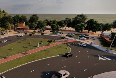 Ciclovia de Itaipu começa a ganhar forma