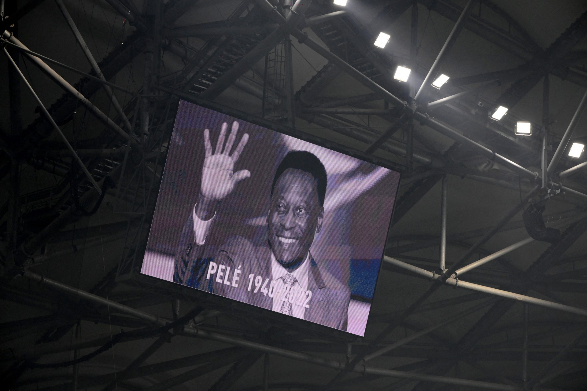 Pelé é homenageado antes de Olympique de Marseille x Toulouse - AFP