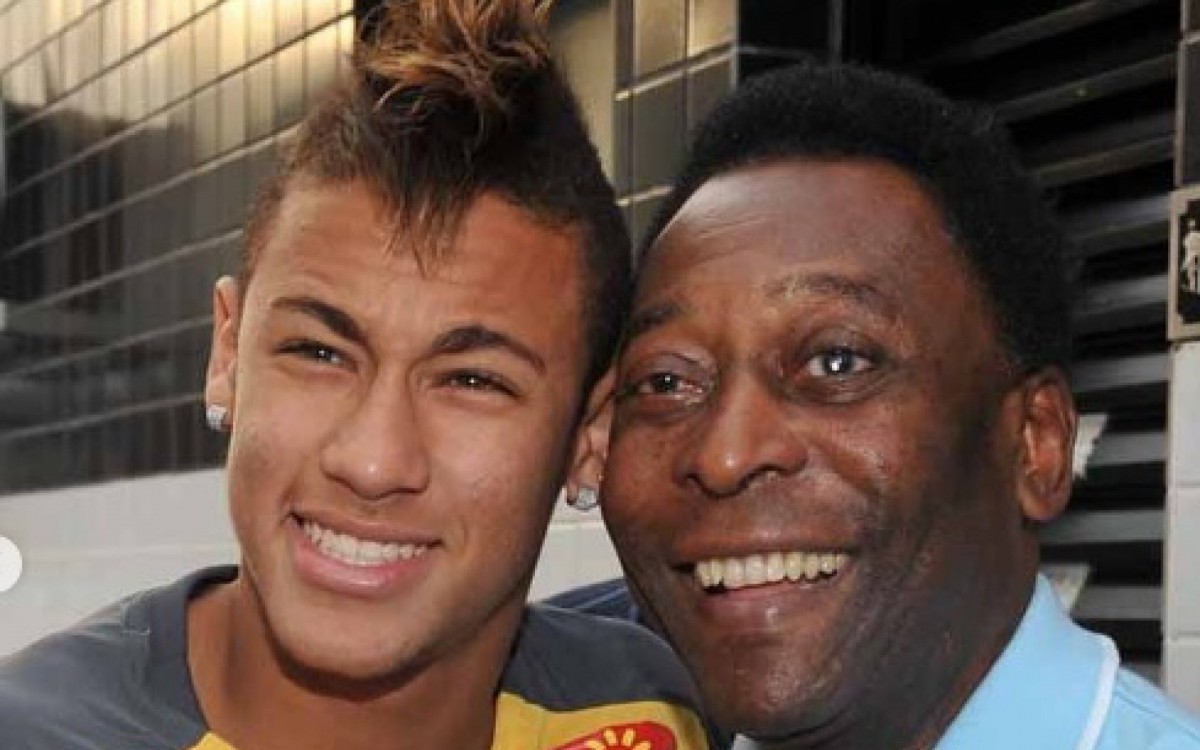 Pelé e Neymar - Reprodução
