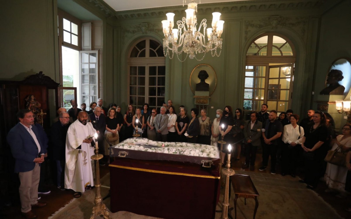 Velório da escritora Nélida Pinõn aconteceu na Academia Brasileira de Letras (ABL) - Pedro Ivo / Agência O Dia