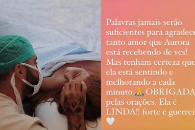 Cintia Dicker elogia a filha recém-nascida após cirurgias: 'Forte e guerreira'