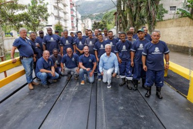Prefeitura de Teresópolis entrega ponte da Rua Jorge Lóssio, no Alto, para a população