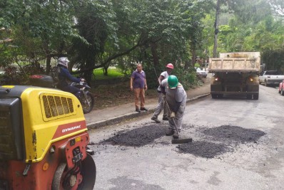 Olaria, Cônego, Cascatinha e adjacências recebem atenção da prefeitura