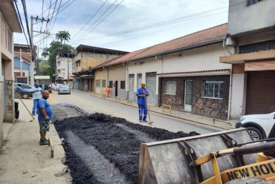 Prefeitura de Barra do Piraí continua Operação Tapa-buracos