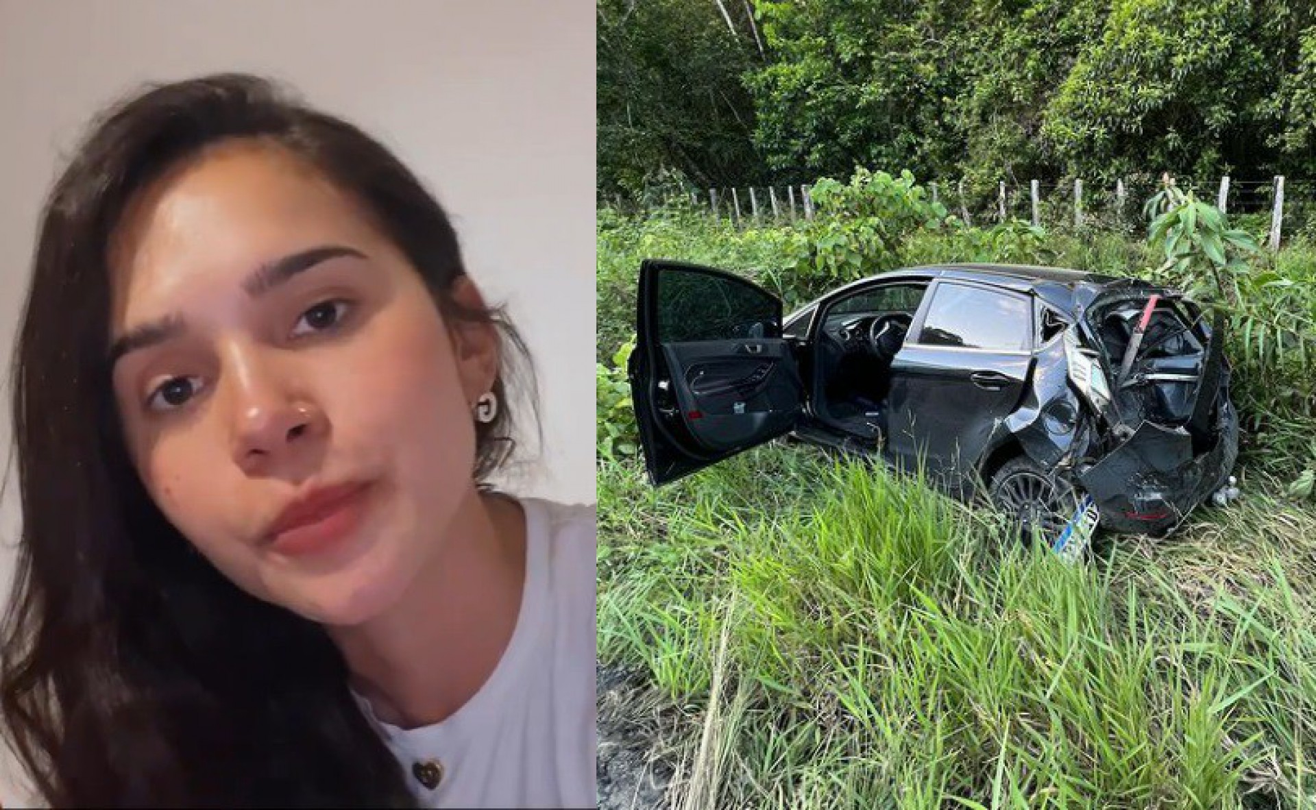 Gizelly Bicalho sofre acidente de carro na Bahia - Reprodução do Instagram