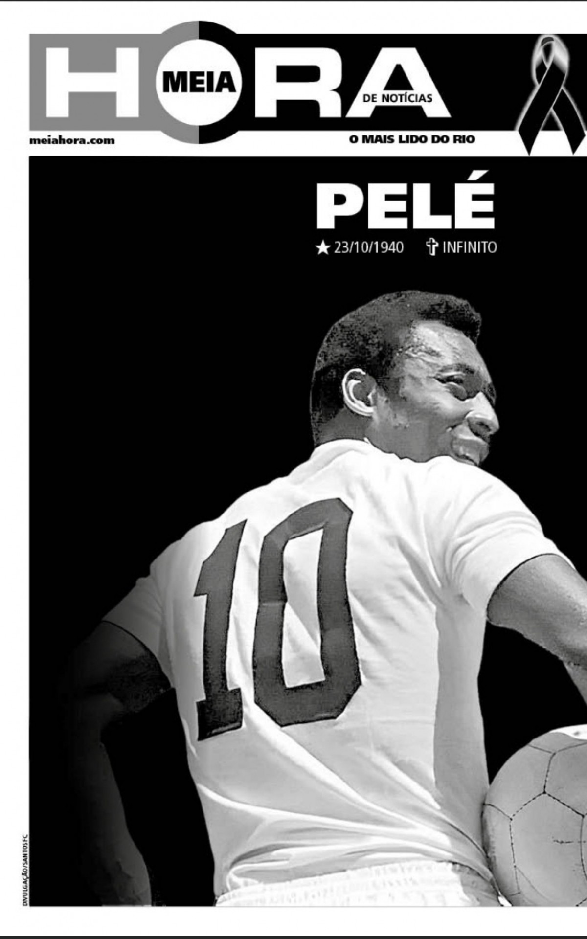 Capa do jornal Meia Hpra