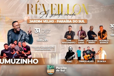 Prefeitura de Paraíba do Sul anuncia festa da Virada de Ano histórica