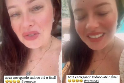 Após divórcio, Mariana Bridi ironiza fim do ano de 2022: 'Entregando tudo'