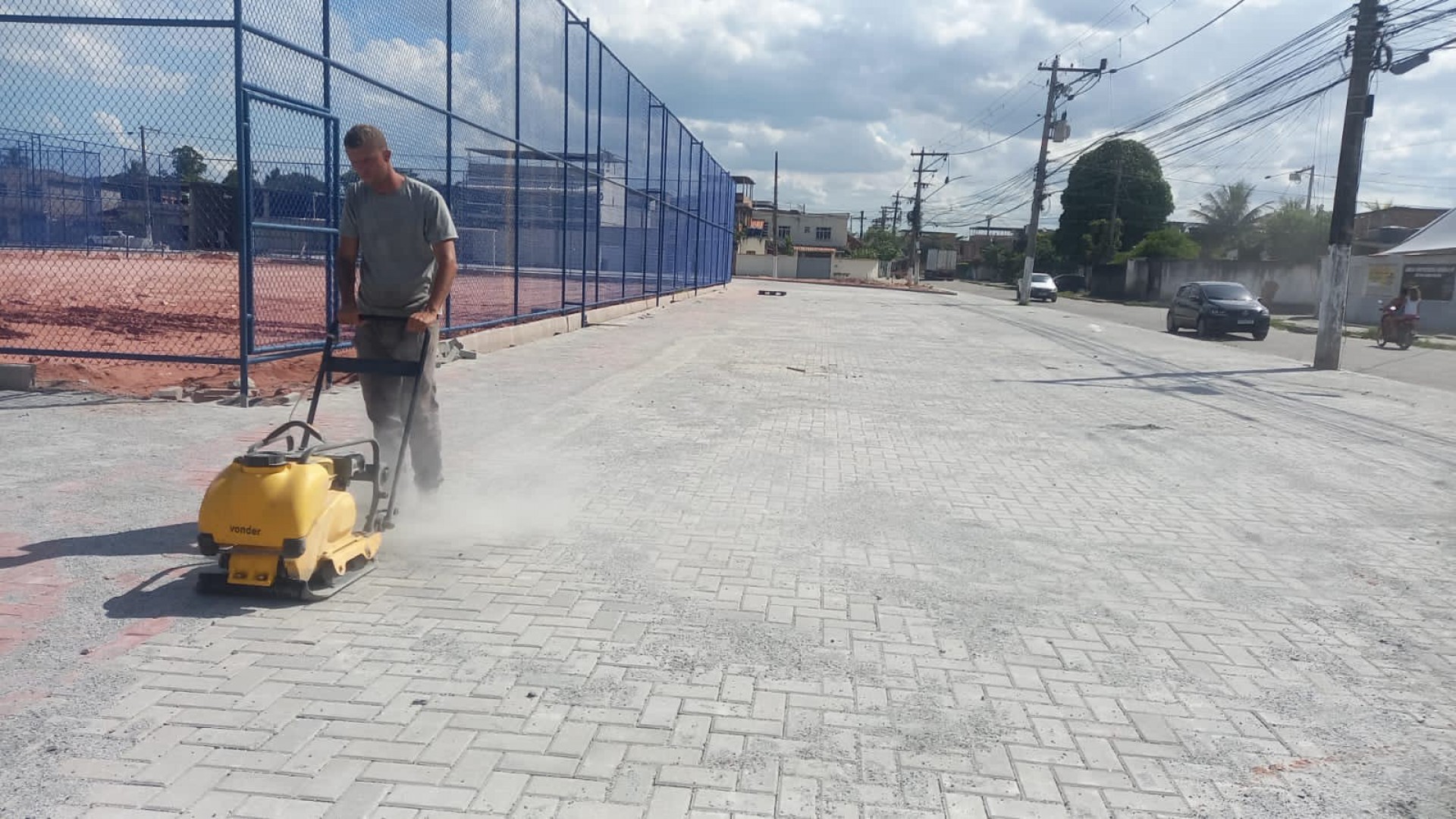 Praça que ganhará nome de Pelé já está sendo construída em Caxias - Divulgação