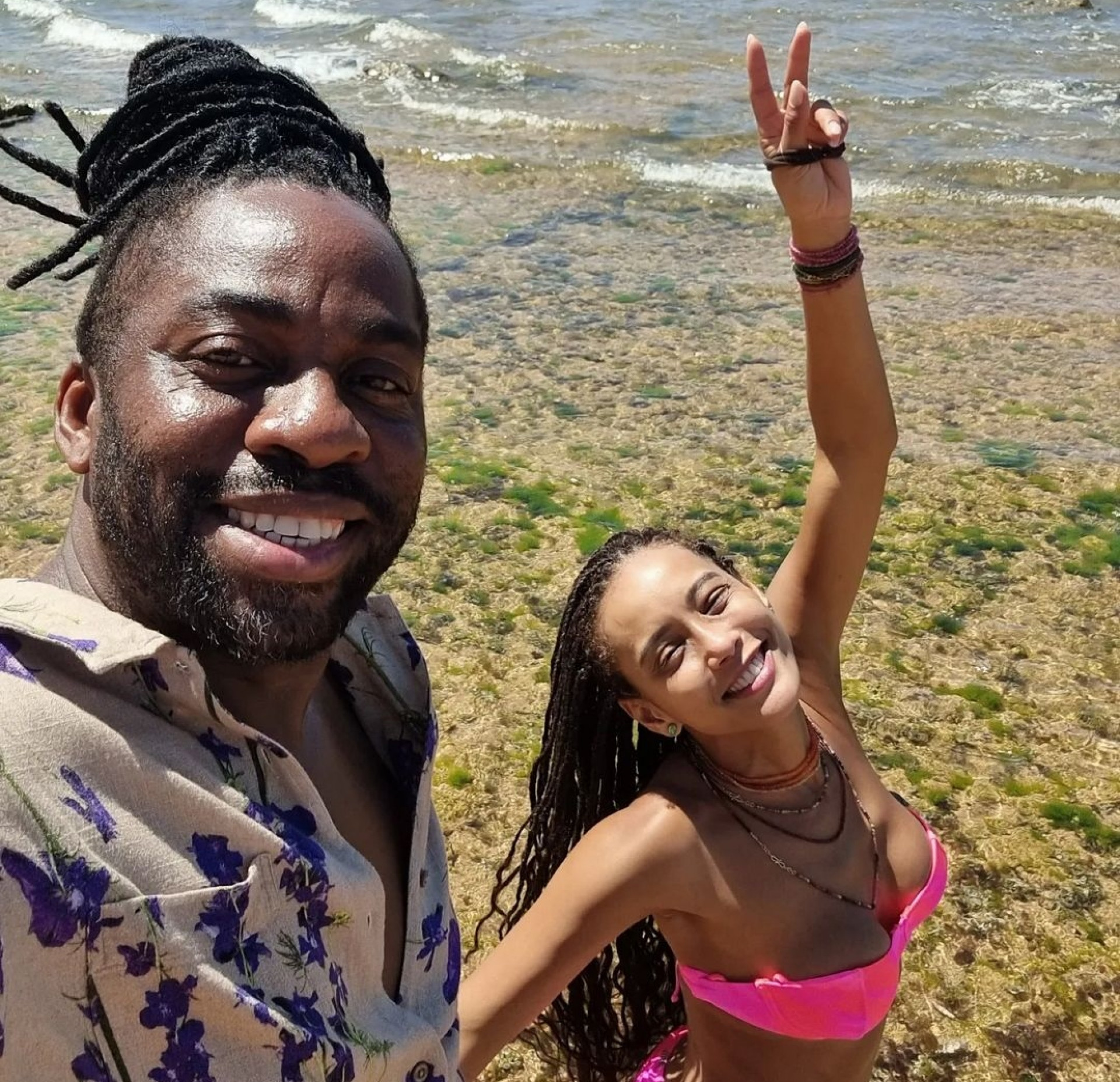 Lázaro Rmaos e Taís Araújo - Reprodução do Instagram