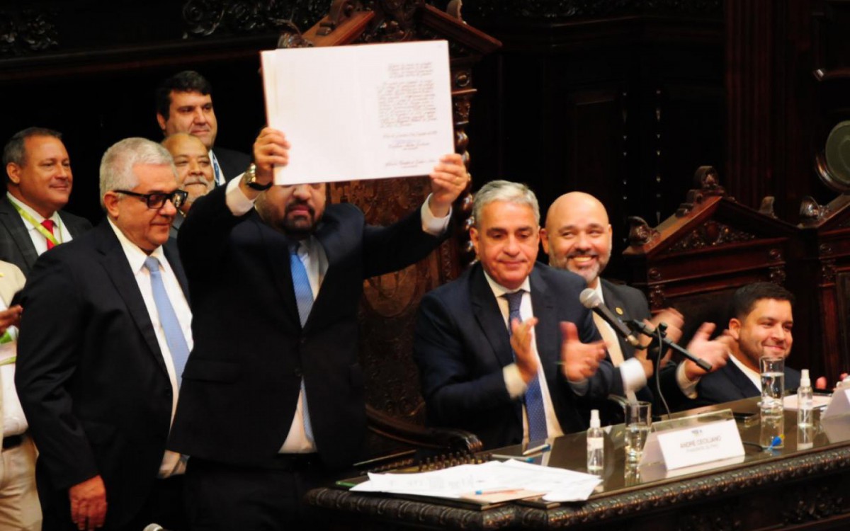 Cláudio Castro (PL) toma posse como governador reeleito do Rio de Janeiro - Estefan Radovicz / Agência O Dia